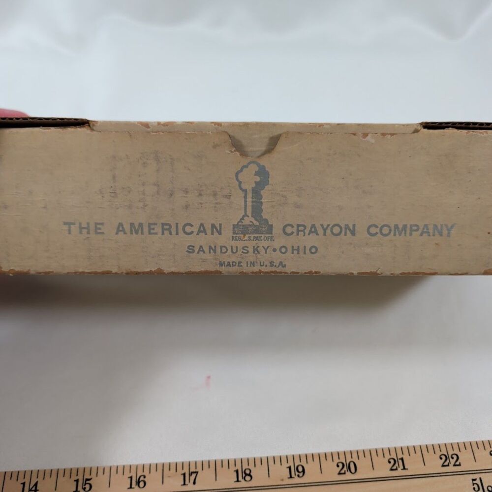 Antique Hygeia Dustless Chalk American Crayon Co Sandusky Ohio Original Box